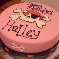 Pink Pirate Cake 