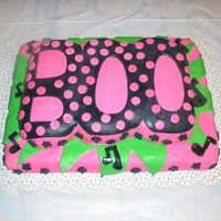 Kids Birthday Cake 1st Fondant Cake