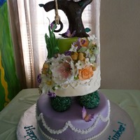 Nature's Beauty This was for my sister's 40th bday, inspired by a Cake Central magazine cover cake. Tree is RKT, bird is gumpaste, nest is shredded...