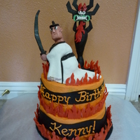 Samurai Jack Samurai Jack made from RCT and Aku from modeling chocolate.