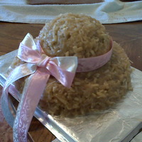Grandmothers Hat German chocolate cake with homemade coconut pecan frosting. Not filled.