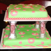 Sherry's Baby Shower Cake This was my cousin's baby shower cake. I thought it came out very cute. This was my first attempt ever at a fondant cake. Everyone...