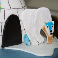 Polar Bear, Polar Bear, What Do You Hear? I made this for a party inspired by Eric Carle's "Polar Bear, Polar Bear, What Do You Hear?"