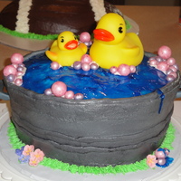 Duck Cake #2 This was for a baby girl!