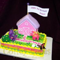 Pony Birthday Cake This was for my granddaughter's birthday. It's a 9x13 with the wilton stand up house. Thanks for looking.