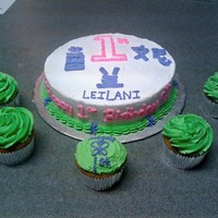 1St Birthday 1st bday cake made for an adopted girl from China.