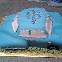 Car Cake Cake I made for a guy who had one of these years ago. 1947 Studabaker.