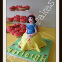 Snow White Cake With Poison Apple Cupcakes 
