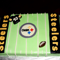 Steelers Birthday Cake 