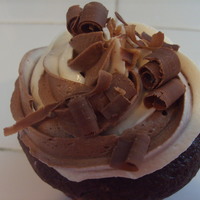 Pbc (Peanut Butter & Chocolate) DARK CHOCOLATE CAKE WITH RICH PEANUT BUTTER FILLING WITH PEANUT BUTTER AND CHOCOLATE BUTTER CREAM SWIRL