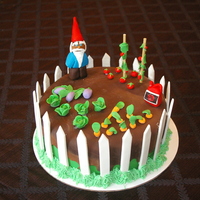 Garden Themed Cake 
