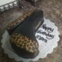 Leopard High Heel Cake 