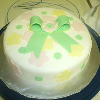 Lil Ribbon Cake was my very first fondant cake.