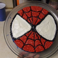 Spiderman Cake This is a cake I made for my son (Kevin) 11th birthday.