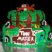 Blakes Mater Cake My son Blake wanted a Mater cake for his 3rd birthday, and well here it is. I got the idea from looking online, but I put my own twists on...