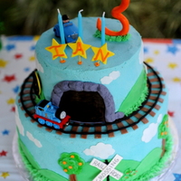 Ian's Thomas Cake My first fondant, gum paste, and ganache cake. Thanks CC for the inspiration and to mom for the recipes and the emergency phone calls...