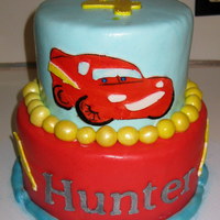 Hunters Cars Cake This is my first time using the cars cricut cartridge, and im not very fond of it ! there are too many little details to cut out, and if...