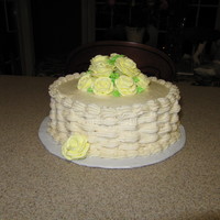 Cake Class Royal icing roses and buttercream basket weave. Thanks for looking!