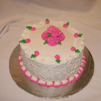 Anniversary Cake This cake is vanilla buttercream.