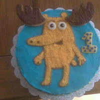 Moose A. Moose Smash Cake This is a bad pic, taken with my phone, but this is Moose A. Moose from Noggin for a friend's son's 1st birthday!