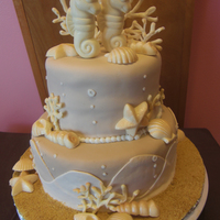 Ocean Wedding Cake 