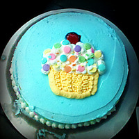 Wilton Class 1 Week 2 Key lime cake with buttercream.