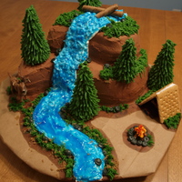 Hunting/outdoors Cake 