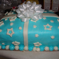 Jerry's Present Cake First Cake, I've ever made