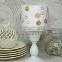 Vintage Button-Cake 
