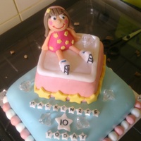 Ice Skater Cake! 
