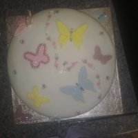 Butterflys! this is the first proper cake i made!