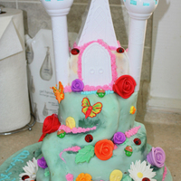 Princess Castle I made this cake for my daughter's 6th birthday. Was the first cake I made using fondant so I'm still learning. I used Wilton&#...