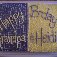 Two-Person Birthday Cake My daughter was born just days before my father-in-law's birthday, so when they were coming for a visit around the one-year mark, I...