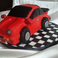 Porcha 9 11 Car Cake my first 3D car cake