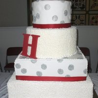 Never Again This cake was 4 feet tall. Ugh. Did it as a favor for a coworker- unpaid. It just kept getting bigger and bigger. Lesson learned.