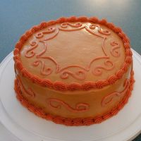 Caramel Cake I made a mistake and carmelized my sugar in my IMBC cake, but other than the color it tasted delish!