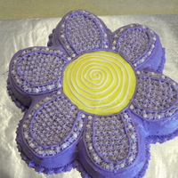 Flower Birthday Cake A gluten-free birthday cake made for a family member.