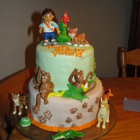 Deigo And The Bobos Birthday Cake this was lots of fun! my 3yr old daughter loves deigo and the bobo brothers. so this is what all the inspiration from cake central and...