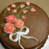 1St Two Toned Rose Wilton Course 1 My first attempt at trying out a 2 toned rose for our finale cake for Course 1. Also used the viva method and thought that part came out...