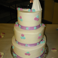 Purple And Blue Cake 