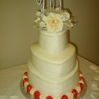 Heart Wedding Cake 