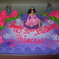 Princess Cake My sisters 31st B-day cake, she still feels like a lil princess! LOL