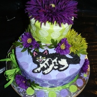 Lexi's Cake This cake was for a very special birthday girl...She just decided what colors she wanted and let me (and the "Cake Gods") decided...