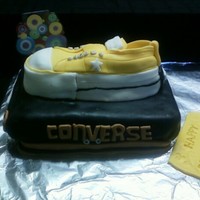 Women's Converse One Star Laceless Oxford Sneakers - Yellow Cake I made this converse shoe for a girl who loves and her favorite color is yellow