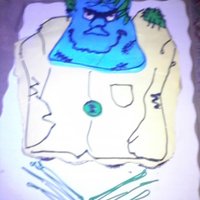 Frankenstein Cupcake Cake 
