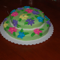 Colorful Flower Cake 