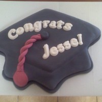 Graduation Cake It was for my Sister's Boyfriend's graduation from college. It was baked in a grad cap pan.