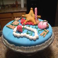 Under The Sea My third Cake I made Just Because. Just wanted to do a cake and got inspired after watching cake wars on TLC.