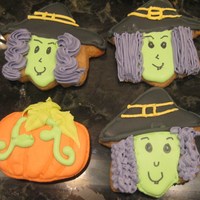 Whitches Cookies decorated with royal icing