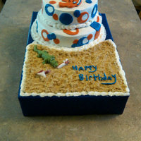 Flordia Gator Birthday Cake 